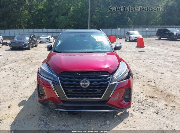 3N1CP5DV4PL532959 2023 NISSAN KICKS Красный Вид щитка приборов