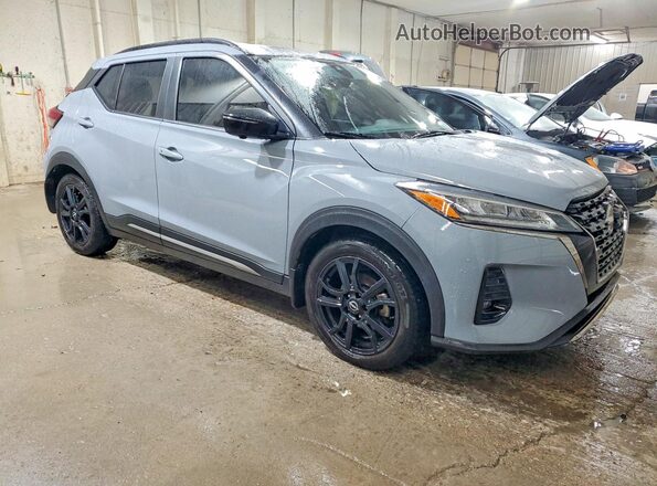 3N1CP5DV4PL536798 2023 NISSAN KICKS Gray Передня права чверть