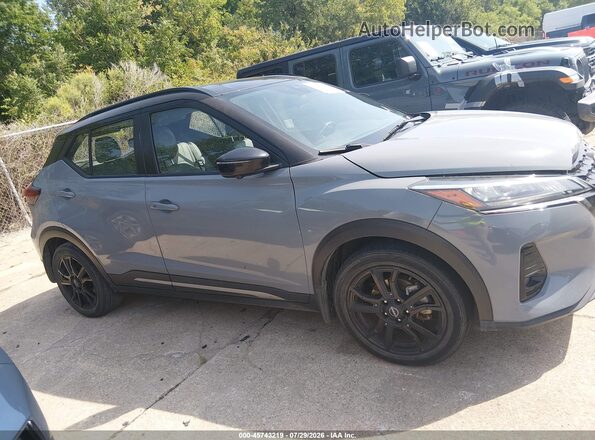 3N1CP5DV4PL555223 2023 NISSAN KICKS Gray Vista interior trasera