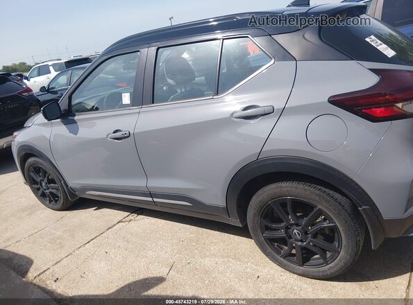 3N1CP5DV4PL555223 2023 NISSAN KICKS Gray Vista interior de 360 grados