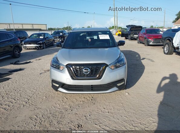 3N1CP5DV5LL483197 2020 NISSAN KICKS Silver ხელსაწყოთა პანელის ხედი