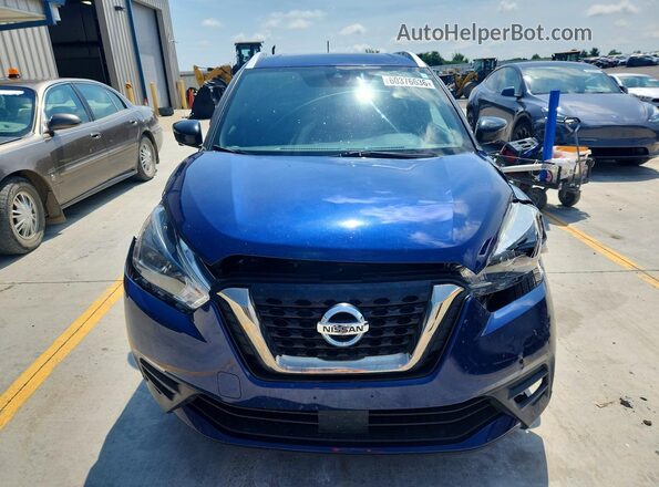 3N1CP5DV5LL533449 2020 NISSAN KICKS Blue Вид спереду