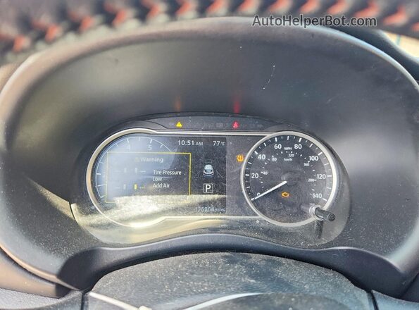 3N1CP5DV5LL533449 2020 NISSAN KICKS Blue Вид щитка приладів