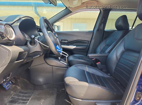 3N1CP5DV5LL533449 2020 NISSAN KICKS Blue Вид салону спереду