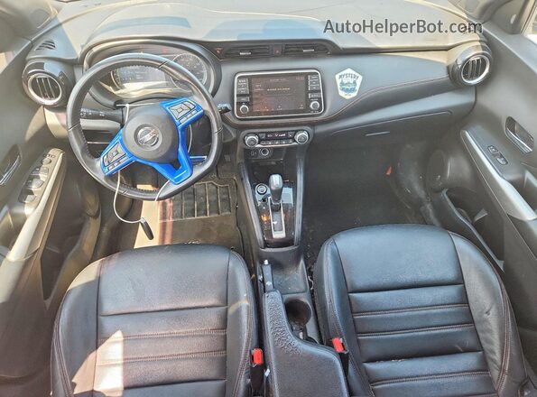 3N1CP5DV5LL533449 2020 NISSAN KICKS Blue Вид панелі приладів