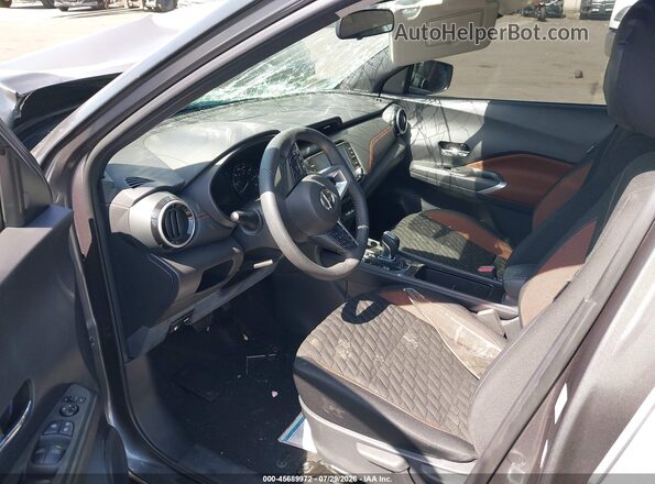 3N1CP5DV5ML475263 2021 NISSAN KICKS Gray წინა სალონის ხედი