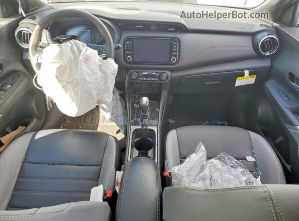 3N1CP5DV5PL571169 2023 NISSAN KICKS White Вид панелі приладів