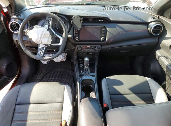 3N1CP5DV5RL525926 2024 NISSAN KICKS Red Առջևի վահանակի տեսք