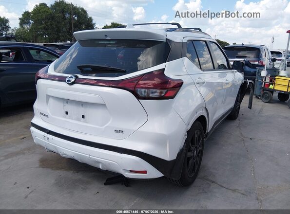 3N1CP5DV6ML506925 2021 NISSAN KICKS White Trasero derecho