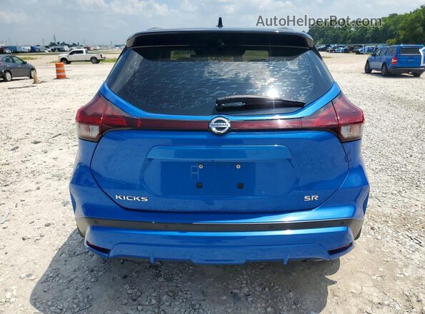 3N1CP5DV6ML552951 2021 NISSAN KICKS Blue უკანა ხედი