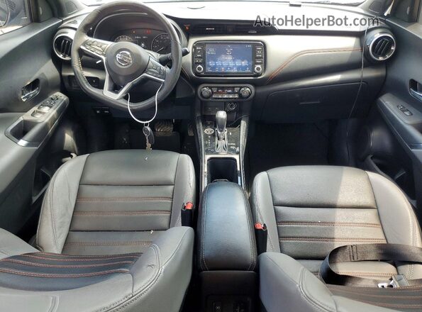 3N1CP5DV6ML552951 2021 NISSAN KICKS Blue წინა პანელის ხედი