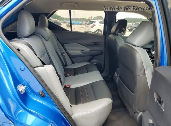 3N1CP5DV6ML552951 2021 NISSAN KICKS Blue უკანა სალონის ხედი