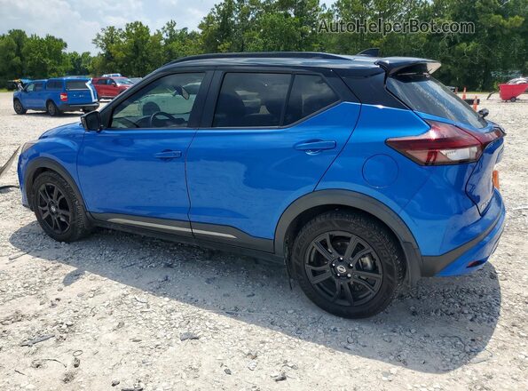 3N1CP5DV6ML552951 2021 NISSAN KICKS Blue უკანა მარცხენა