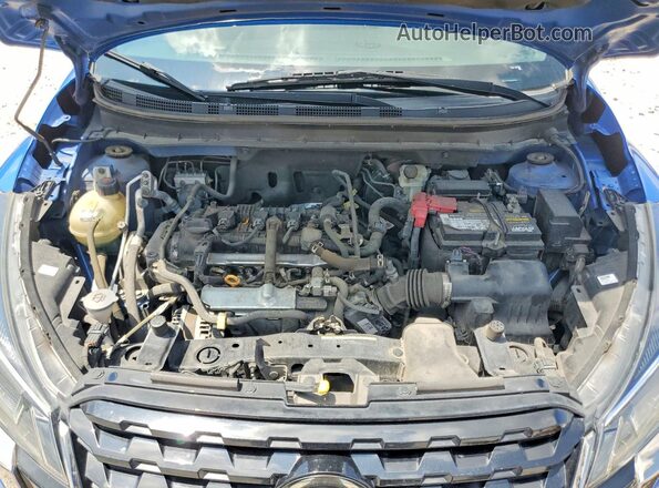 3N1CP5DV6ML552951 2021 NISSAN KICKS Blue ძრავის განყოფილების ხედი