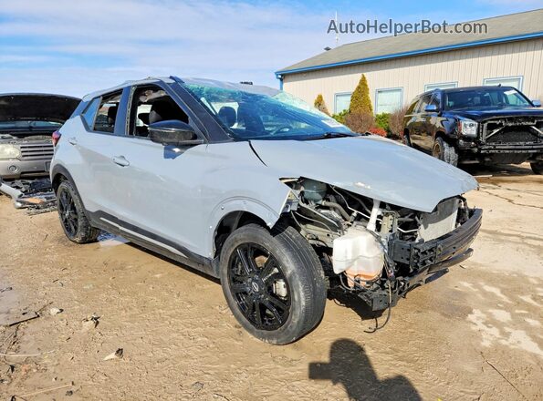 3N1CP5DV6PL562593 2023 NISSAN KICKS Gray Front right