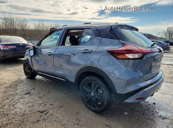 3N1CP5DV6PL562593 2023 NISSAN KICKS Gray Rear left