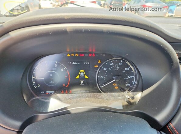 3N1CP5DV6RL538359 2024 NISSAN KICKS Gray ხელსაწყოთა პანელის ხედი