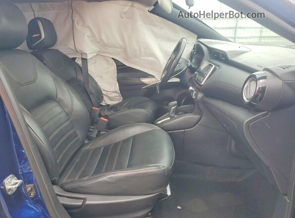 3N1CP5DV7LL485176 2020 NISSAN KICKS Blue Vista interior delantera