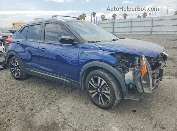 3N1CP5DV7LL485176 2020 NISSAN KICKS Blue Delantero derecho