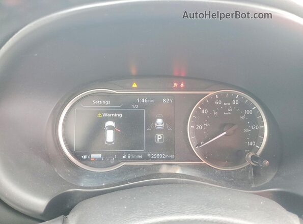 3N1CP5DV7LL485176 2020 NISSAN KICKS Blue Vista del cuadro de instrumentos