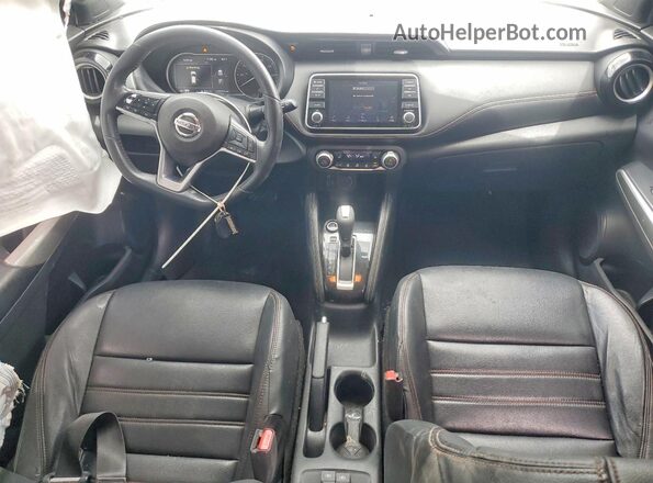 3N1CP5DV7LL485176 2020 NISSAN KICKS Blue Vista del salpicadero
