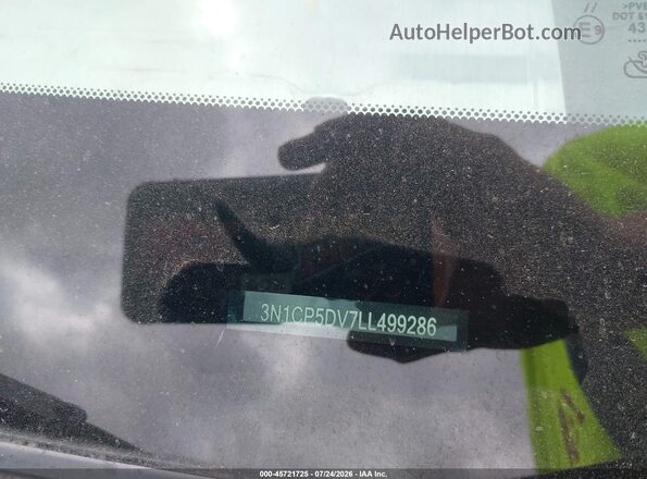 3N1CP5DV7LL499286 2020 NISSAN KICKS Gray Vista del compartimento del motor