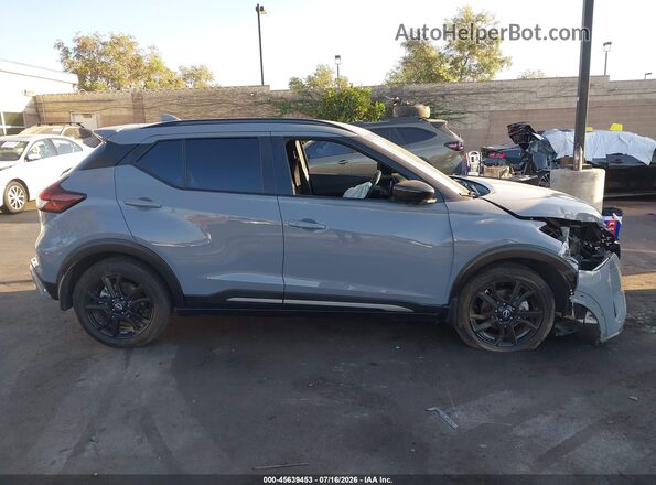3N1CP5DV7NL514758 2022 NISSAN KICKS Silver სალონის 360-გრადუსიანი ხედი