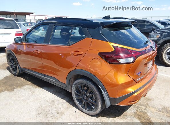 3N1CP5DV7PL497107 2023 NISSAN KICKS Orange 360 interior view