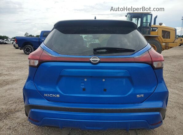 3N1CP5DV7RL553677 2024 NISSAN KICKS Blue Вид ззаду