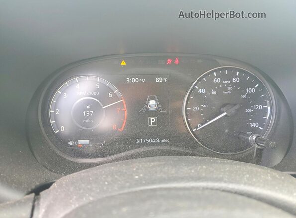 3N1CP5DV7RL553677 2024 NISSAN KICKS Blue Вид щитка приладів
