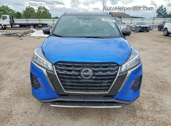3N1CP5DV7RL553677 2024 NISSAN KICKS Blue Вид спереду