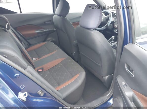 3N1CP5DV8LL481721 2020 NISSAN KICKS Blue VIN կոդի պիտակի տեսք