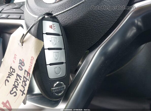 3N1CP5DV8LL481721 2020 NISSAN KICKS Blue Առջևի վահանակի տեսք