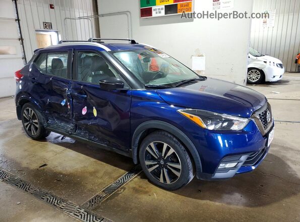 3N1CP5DV8LL492704 2020 NISSAN KICKS Blue Առջևի աջ