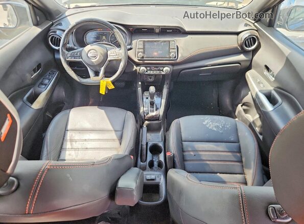 3N1CP5DV8LL519707 2020 NISSAN KICKS Gray Առջևի վահանակի տեսք