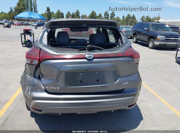 3N1CP5DV8ML507980 2021 NISSAN KICKS Gray Դիմացի տեսք
