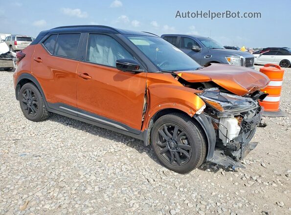 3N1CP5DV8PL570128 2023 NISSAN KICKS Orange Передня права чверть