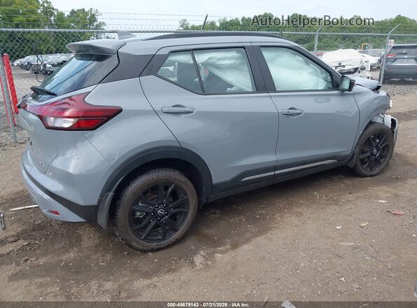 3N1CP5DV8RL511275 2024 NISSAN KICKS Gray Задня права чверть