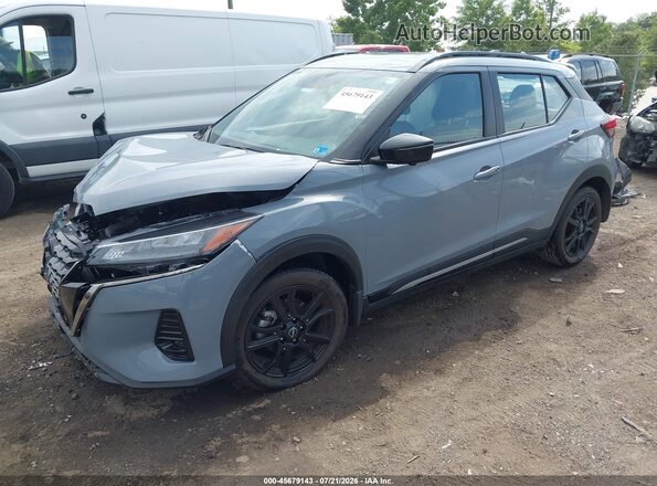3N1CP5DV8RL511275 2024 NISSAN KICKS Gray Передня ліва чверть