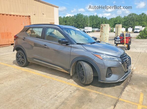 3N1CP5DV8RL529646 2024 NISSAN KICKS Gray Przód prawy