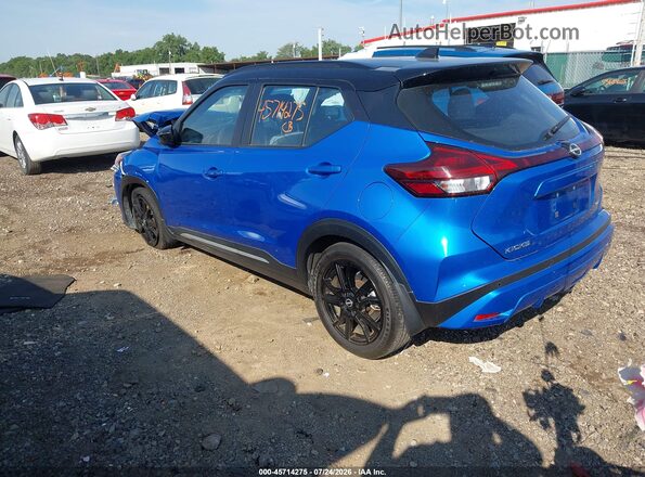 3N1CP5DV8RL568009 2024 NISSAN KICKS Синий Задняя левая четверть