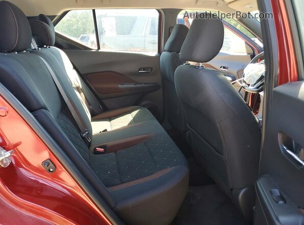 3N1CP5DV9LL530442 2020 NISSAN KICKS Burgundy Rear seats view