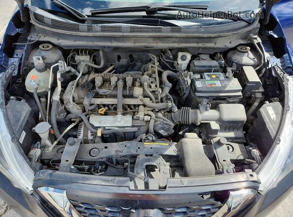 3N1CP5DV9LL563828 2020 NISSAN KICKS Blue ძრავის განყოფილების ხედი