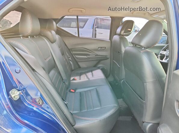 3N1CP5DV9LL563828 2020 NISSAN KICKS Blue უკანა სალონის ხედი