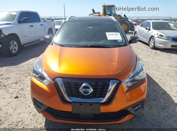 3N1CP5DV9LL566583 2020 NISSAN KICKS Orange Вид щитка приладів