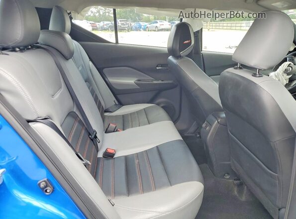 3N1CP5DV9ML464282 2021 NISSAN KICKS Синий Вид задней части салона