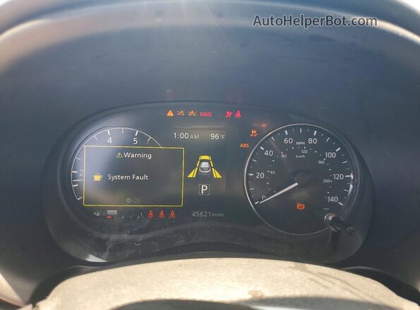 3N1CP5DV9ML464282 2021 NISSAN KICKS Синий Вид щитка приборов