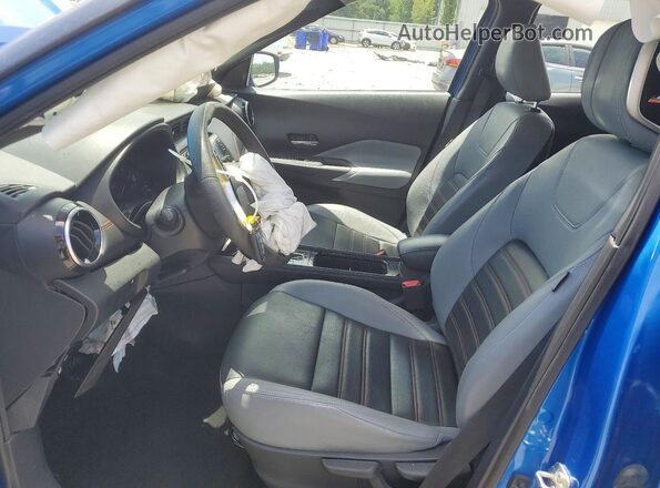 3N1CP5DV9ML464282 2021 NISSAN KICKS Синий Вид салона спереди