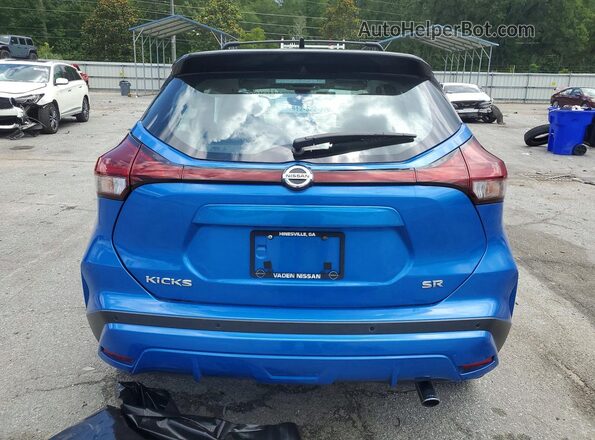 3N1CP5DV9ML464282 2021 NISSAN KICKS Синий Вид сзади