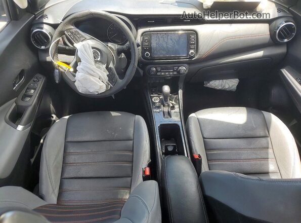 3N1CP5DV9ML464282 2021 NISSAN KICKS Синий Вид панели приборов